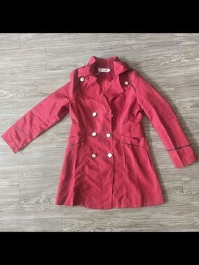 Women’s Red Trench Coat